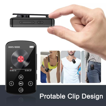 MP3 Bluetooth Music Player HIFI Sports Clip Touch Screen MP4