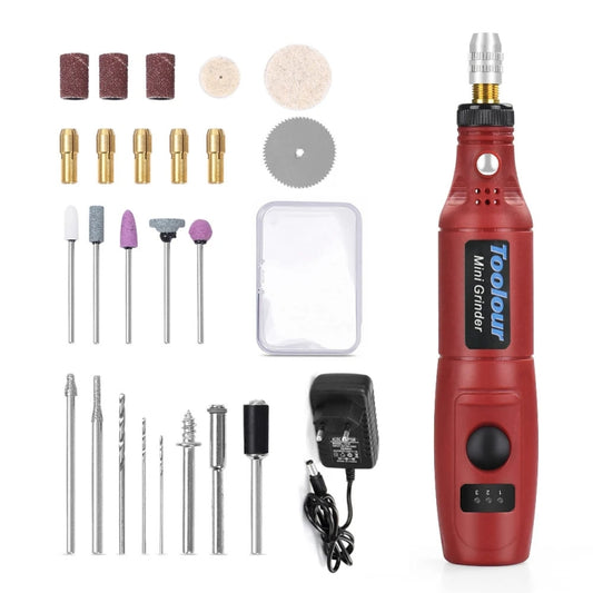 Mini Electric Grinder Micro Grinding Pen DIY Small Carving Tools, EU Plug Red, EU Plug Green, EU Plug Gray