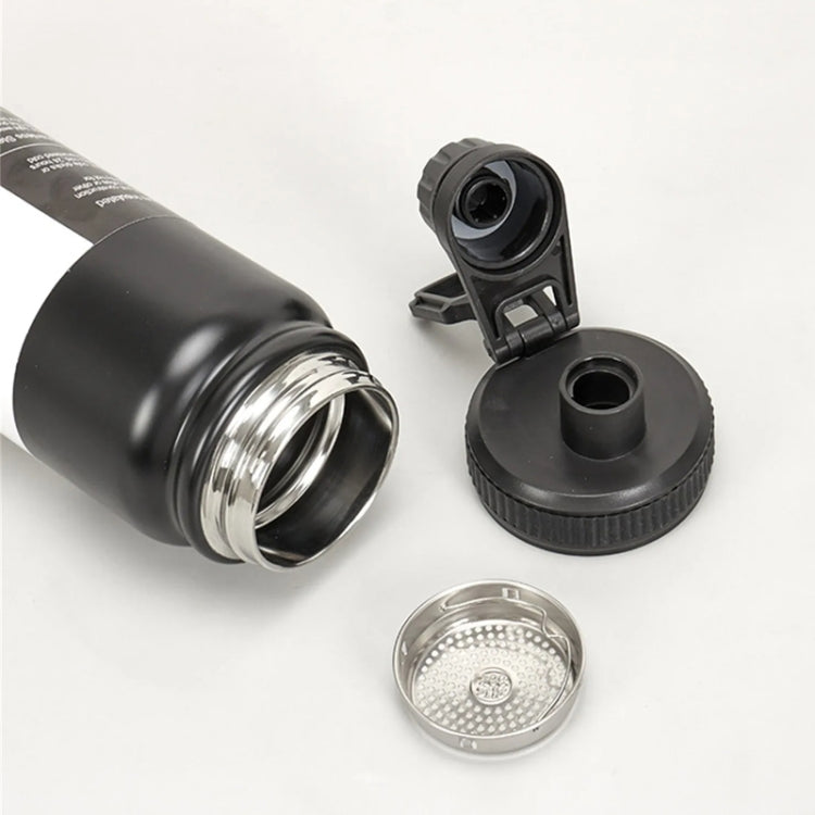 304 Stainless Steel Insulated Water Cup Handheld Large Capacity Outdoor Sports Kettle Vacuum Water Bottle, 800ml, 1000ml