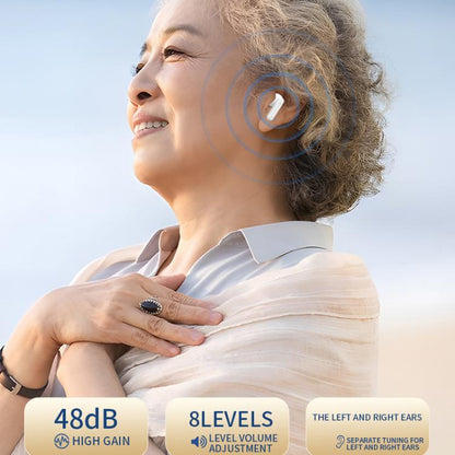 64-Channel Bluetooth Hearing Aid With Digital Charging Compartment