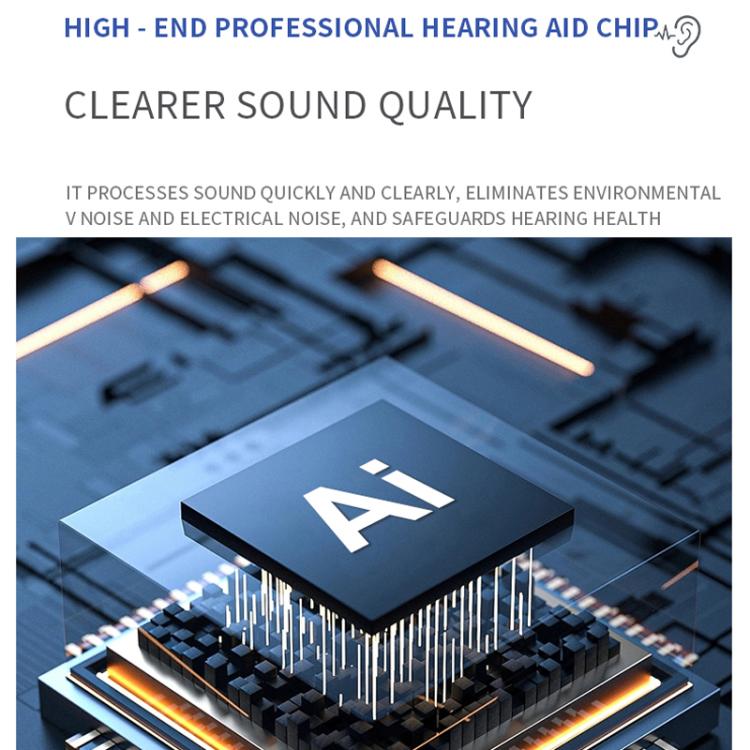 64-Channel Bluetooth Hearing Aid With Digital Charging Compartment