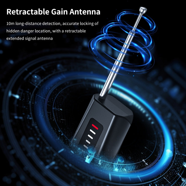 جهاز كشف الكاميرات الخفية، جهاز تتبع GPS، حساسية قابلة للتعديل بخمسة مستويات، T011