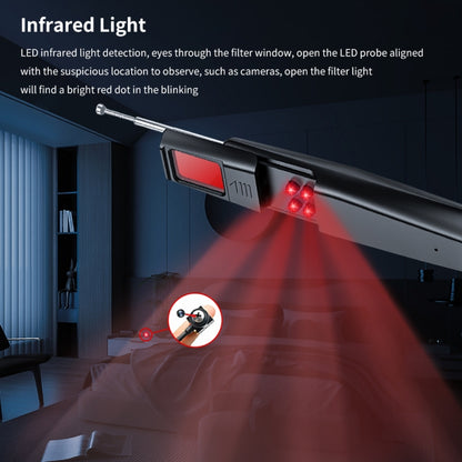 جهاز كشف الكاميرات الخفية، جهاز تتبع GPS، حساسية قابلة للتعديل بخمسة مستويات، T011