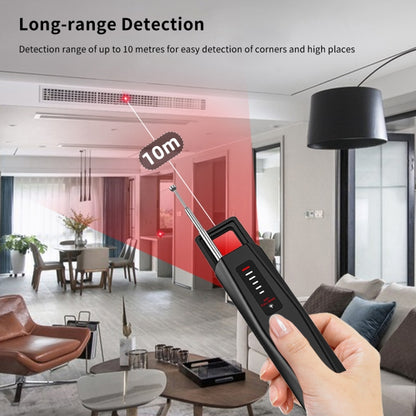 جهاز كشف الكاميرات الخفية، جهاز تتبع GPS، حساسية قابلة للتعديل بخمسة مستويات، T011