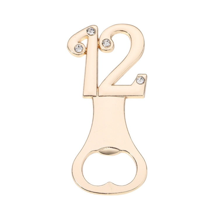 Digital Shape Wedding Party Manual Bottle Opener Beer Drinks Driver, 12, 15, 16, 18, 20, 21, 30, 35, 40, 45, 50, 55, 60, 65, 70, 75, 80, 90