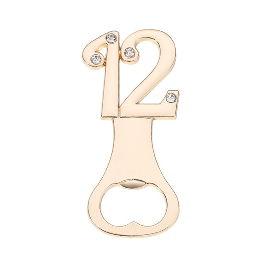 Digital Shape Wedding Party Manual Bottle Opener Beer Drinks Driver, 12, 15, 16, 18, 20, 21, 30, 35, 40, 45, 50, 55, 60, 65, 70, 75, 80, 90