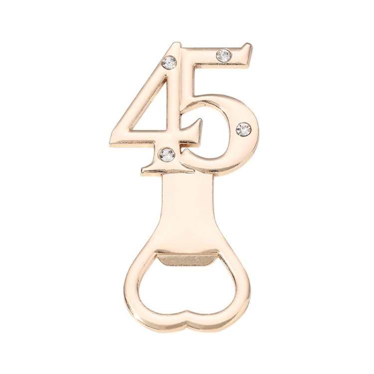 Digital Shape Wedding Party Manual Bottle Opener Beer Drinks Driver, 12, 15, 16, 18, 20, 21, 30, 35, 40, 45, 50, 55, 60, 65, 70, 75, 80, 90