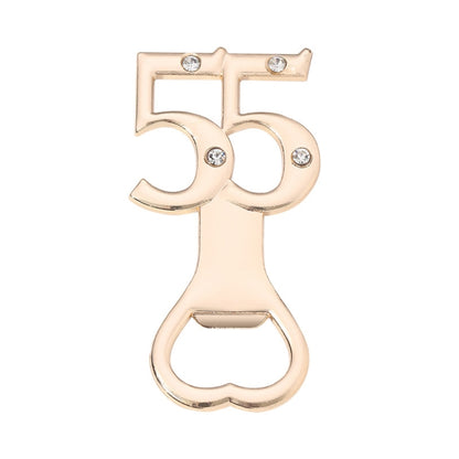 Digital Shape Wedding Party Manual Bottle Opener Beer Drinks Driver, 12, 15, 16, 18, 20, 21, 30, 35, 40, 45, 50, 55, 60, 65, 70, 75, 80, 90