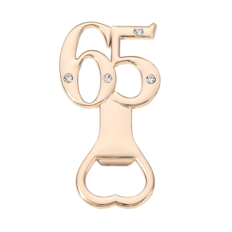Digital Shape Wedding Party Manual Bottle Opener Beer Drinks Driver, 12, 15, 16, 18, 20, 21, 30, 35, 40, 45, 50, 55, 60, 65, 70, 75, 80, 90