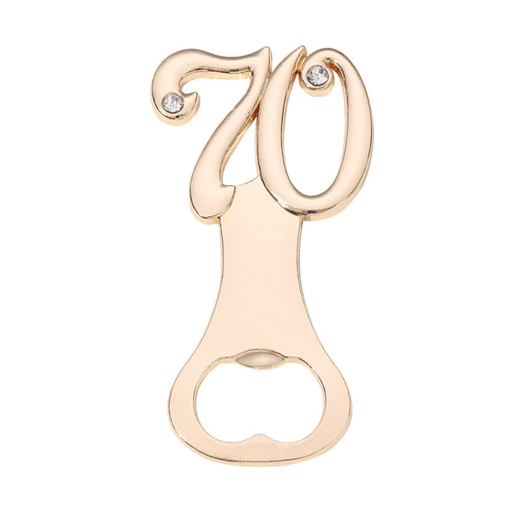 Digital Shape Wedding Party Manual Bottle Opener Beer Drinks Driver, 12, 15, 16, 18, 20, 21, 30, 35, 40, 45, 50, 55, 60, 65, 70, 75, 80, 90
