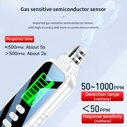 Portable Flammable Gas Methane Leak Detector Alarm