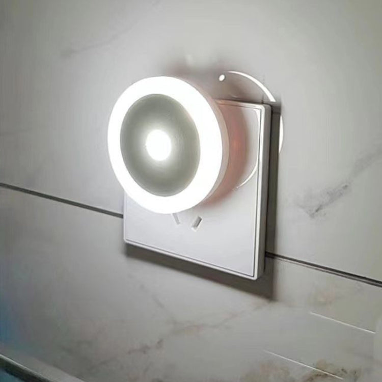 LED Human Body Sensor Light Smart Light Control Infrared Plug- in Night Lamp Floor Bedroom Lamp, US Plug, 3W