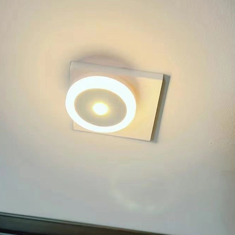 LED Human Body Sensor Light Smart Light Control Infrared Plug- in Night Lamp Floor Bedroom Lamp, US Plug, 3W