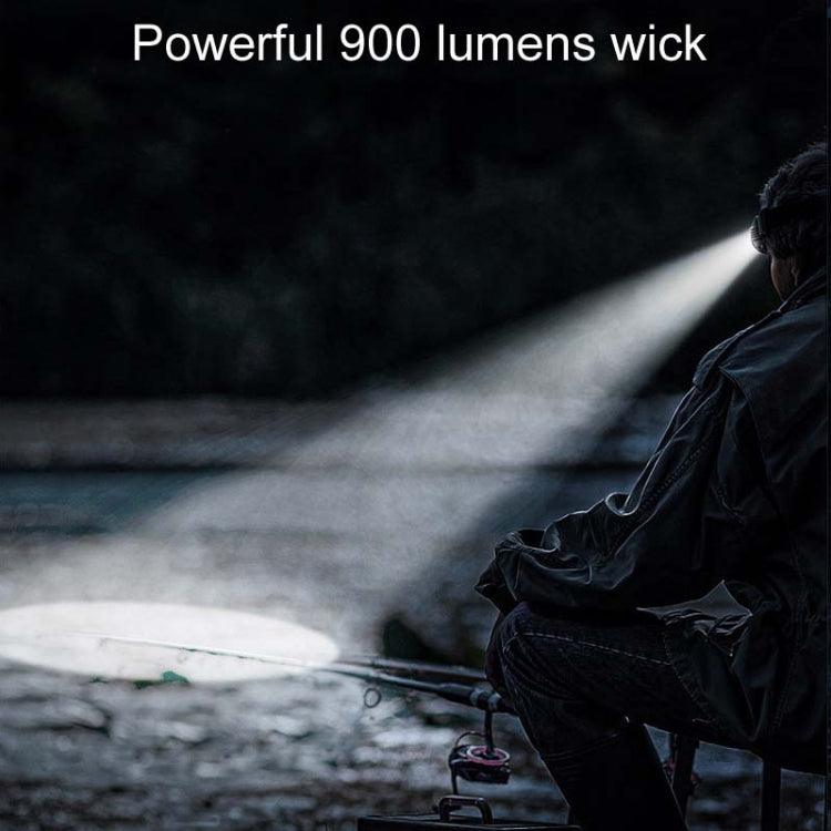 مصباح أمامي للصيد لمسافات طويلة مزود بمستشعر LED مثبت على الرأس، أسود قياسي، أزرق قياسي، أبيض قياسي، أسود قياسي مع حقيبة تخزين و8 إبزيم، أزرق قياسي مع حقيبة تخزين و8 إبزيم، أبيض قياسي مع حقيبة تخزين و8 إبزيم