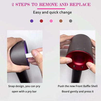 Front Baffle Shell Board Part For Dyson Hair Dryer HD01 / HD02 / HD03 / HD04 / HD07 / HD08 Repair Parts
