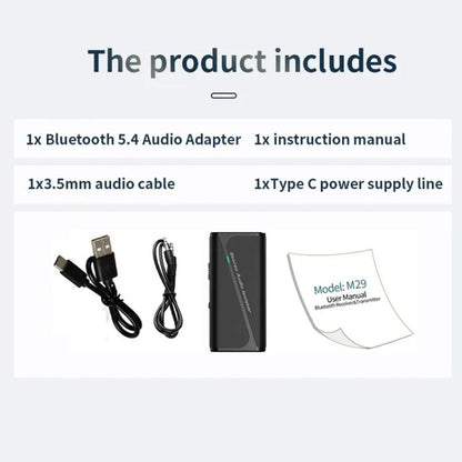 Bluetooth 5.4 Audio Common Ground Isolator Receiver Anti-interference Noise Reducer
