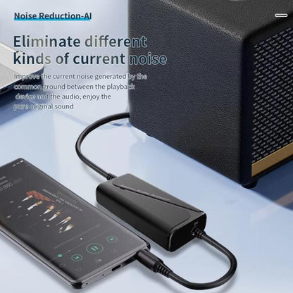 Bluetooth 5.4 Audio Common Ground Isolator Receiver Anti-interference Noise Reducer