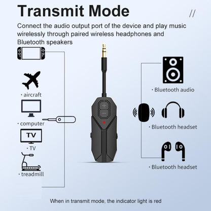 2 In 1 Aux Car Bluetooth 5.4 Audio Receiver Transmitter, M126