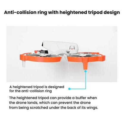 لطائرة DJI Flip بدون طيار مع حلقة مصد ثلاثية القوائم