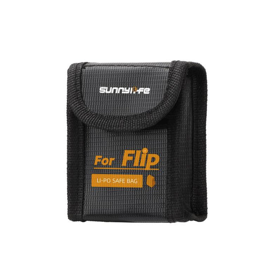 حقيبة تخزين آمنة مقاومة للانفجار من ليثيوم أيون لبطارية DJI Flip Sunnylife، حقيبة حماية مقاومة للهب، صغيرة (لبطارية واحدة)، متوسطة (لبطاريتين)، كبيرة (لبطاريتين)