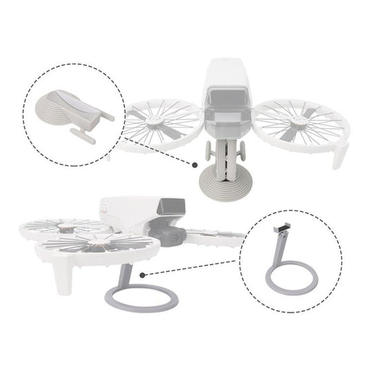 حامل عرض سطح المكتب لطائرة DJI Flip CQT بدون طيار، مقاوم للسقوط وغير قابل للانزلاق، دائري، خيال علمي