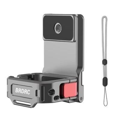 لـ DJI OSMO Pocket 3 BRDRC PO3005 حامل مشبك خلفي متعدد الوظائف بقاعدة مغناطيسية قابلة للتوسيع مع إطار ملحق، قاعدة مغناطيسية