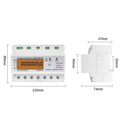 3-phase Tuya WiFi Energy Meter AC 380V