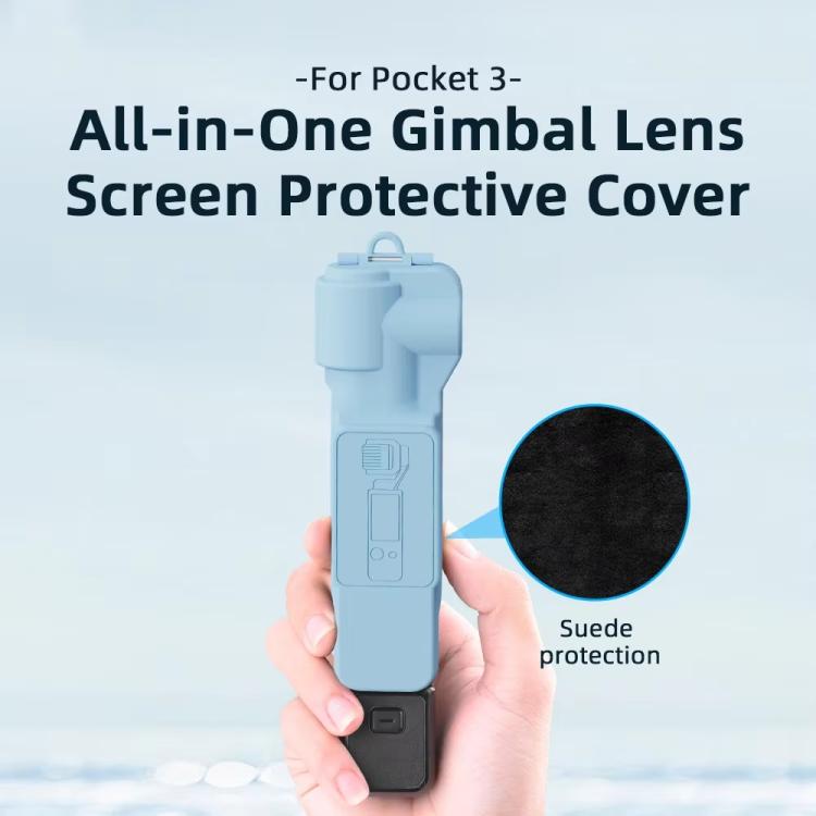 غطاء عدسة BRDRC وحافظة كاميرا وواقي شاشة لملحقات DJI OSMO Pocket 3