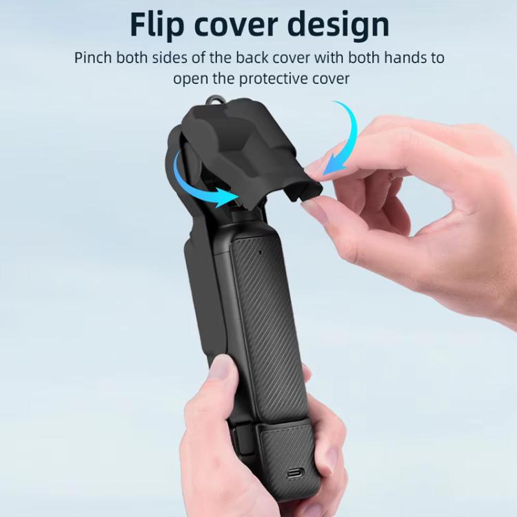 غطاء عدسة BRDRC وحافظة كاميرا وواقي شاشة لملحقات DJI OSMO Pocket 3