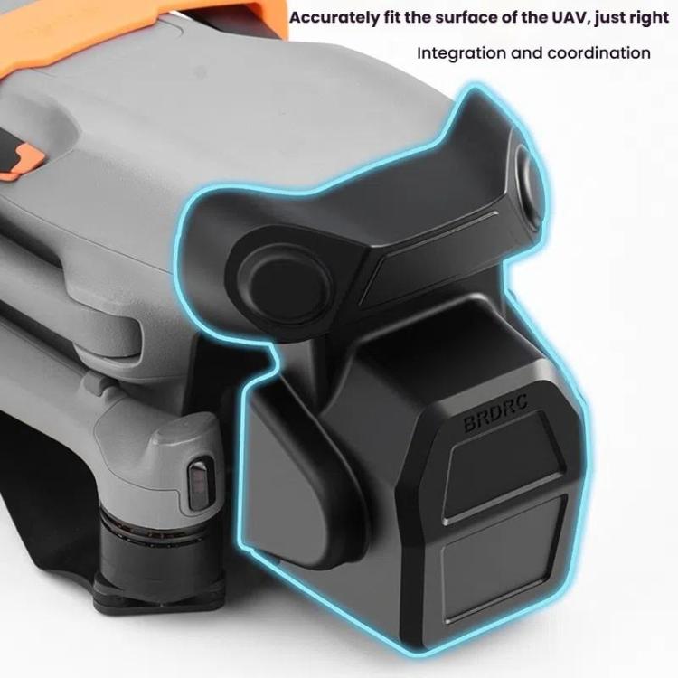 غطاء حماية عدسة BRDRC مقاوم للغبار ومضاد للصدمات ومشبك ثابت لكاميرا DJI Air 3S