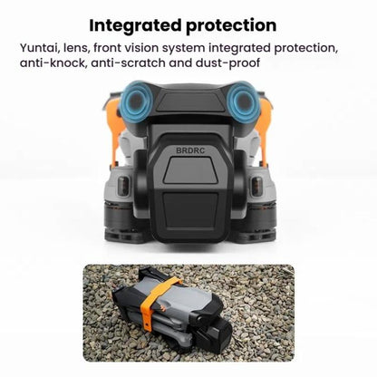 غطاء حماية عدسة BRDRC مقاوم للغبار ومضاد للصدمات ومشبك ثابت لكاميرا DJI Air 3S