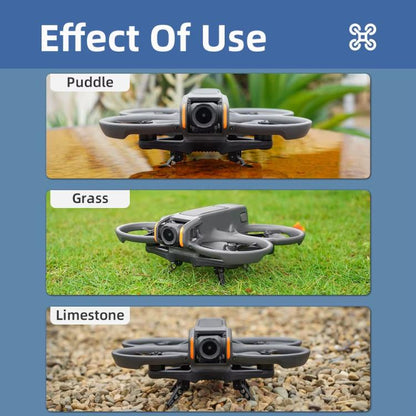 حامل حماية لمعدات الهبوط القابلة للطي والمحسّنة الارتفاع لطائرة DJI Avata 2 BRDRC