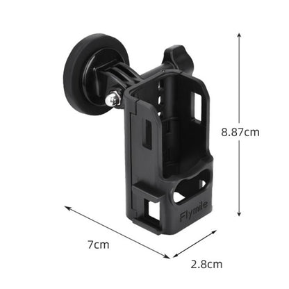 لـ DJI Osmo Pocket 3 Flymile حامل مغناطيسي بقاعدة ثابتة ومشبك خلفي ومحول إطار ملحقات، 4 قطع/مجموعة، 6 قطع/مجموعة