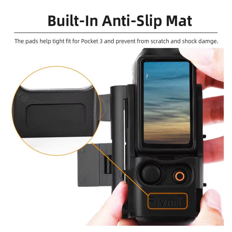 لـ DJI Osmo Pocket 3 Flymile حامل مغناطيسي بقاعدة ثابتة ومشبك خلفي ومحول إطار ملحقات، 4 قطع/مجموعة، 6 قطع/مجموعة