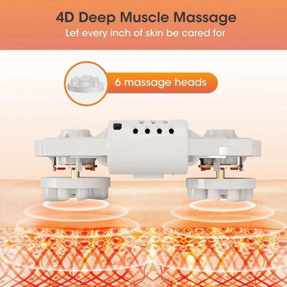 Z5 Dual-frequency Red Light Constant Temperature Hot Compress Foot Massager, EU Plug, UK Plug, US Plug