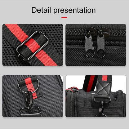 Fiber Optic Cold Splicing Tools Classification Storage Bag Optical Power Meter Red Light Pen Backpack Satchel, 25.5 x 14.5 x 20cm