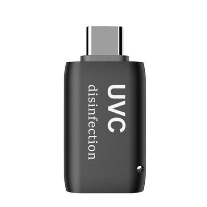 محول ضوء LED صغير مبيد للجراثيم للهواتف المحمولة، مصباح تعقيم UVC، من النوع C، 8 دبابيس