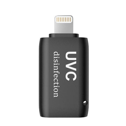 محول ضوء LED صغير مبيد للجراثيم للهواتف المحمولة، مصباح تعقيم UVC، من النوع C، 8 دبابيس