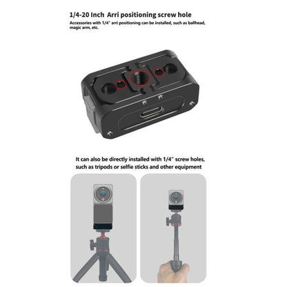قاعدة شحن مغناطيسية لكاميرا DJI Osmo Action 2 مع فتحة 1/4 بوصة وArri، قاعدة فقط، المجموعة A، المجموعة B، المجموعة C، المجموعة D
