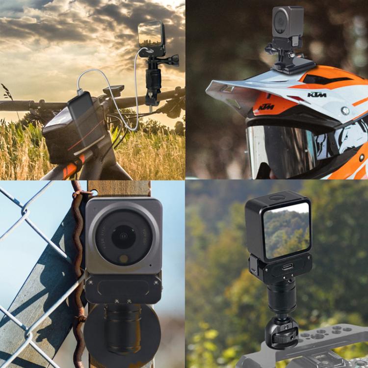 قاعدة شحن مغناطيسية لكاميرا DJI Osmo Action 2 مع فتحة 1/4 بوصة وArri، قاعدة فقط، المجموعة A، المجموعة B، المجموعة C، المجموعة D