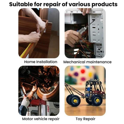 Multifunctional Combination Retractable Dual-purpose Screwdriver Set Iso-U Phillips Screwdriver Repair Tools, 18 In 1