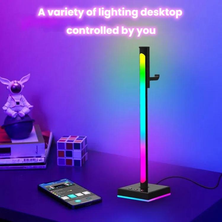 Ajazz ABL190 Pickup Ambient Light Headphone Holder RGB Desktop Ambient Music Lights