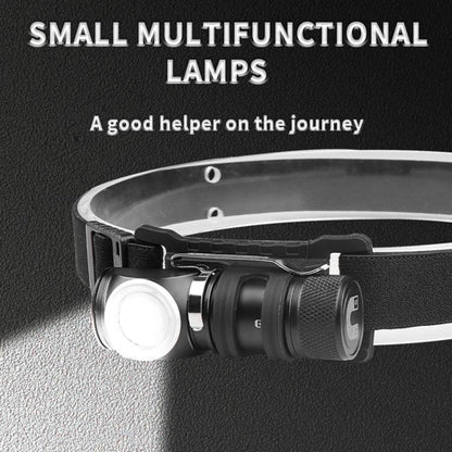 LED Flashlight Rechargeable Portable Multifunctional With Magnetic Headlight