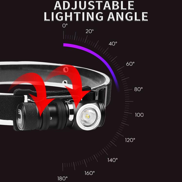 LED Flashlight Rechargeable Portable Multifunctional With Magnetic Headlight