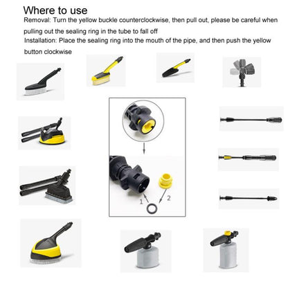 For Karcher K2 / K3 / K4 / K5 / K6 / K7 High Pressure Washer Seal O-Ring, 20pcs / Set, 37pcs / Set