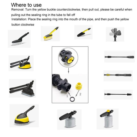 For Karcher K2 / K3 / K4 / K5 / K6 / K7 High Pressure Washer Seal O-Ring, 20pcs / Set, 37pcs / Set