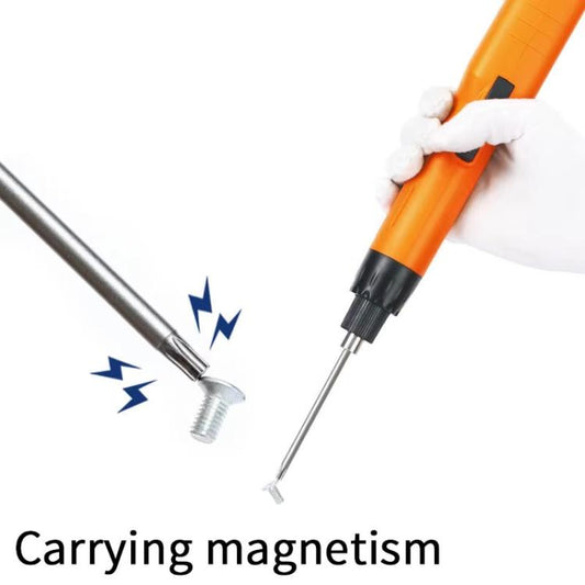 Magnetic S2 Pneumatic Air Bit Electric Drill Plum Blossom Head With Center Hole, WEILIGU 5pcs 75mm T6