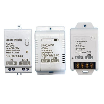 Tuya WiFi Smart Switch Supports Amazon ALEXA/Google HOME Voice Control, 10A, 20A, 30A