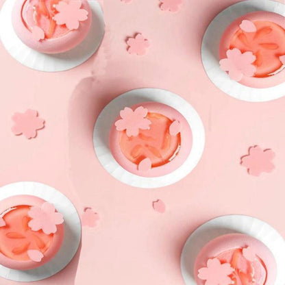 6-Cavity Round Concave Flower Pots Mousse Mold Silicone Dessert Cake Mold, Flower Pots