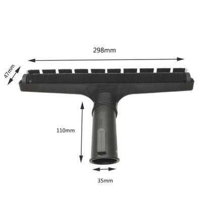 For Karcher NT18 / NT20 / NT30 Vacuum Cleaner Floor Cleaning Brush, Black Brush, Horse Hair Brush